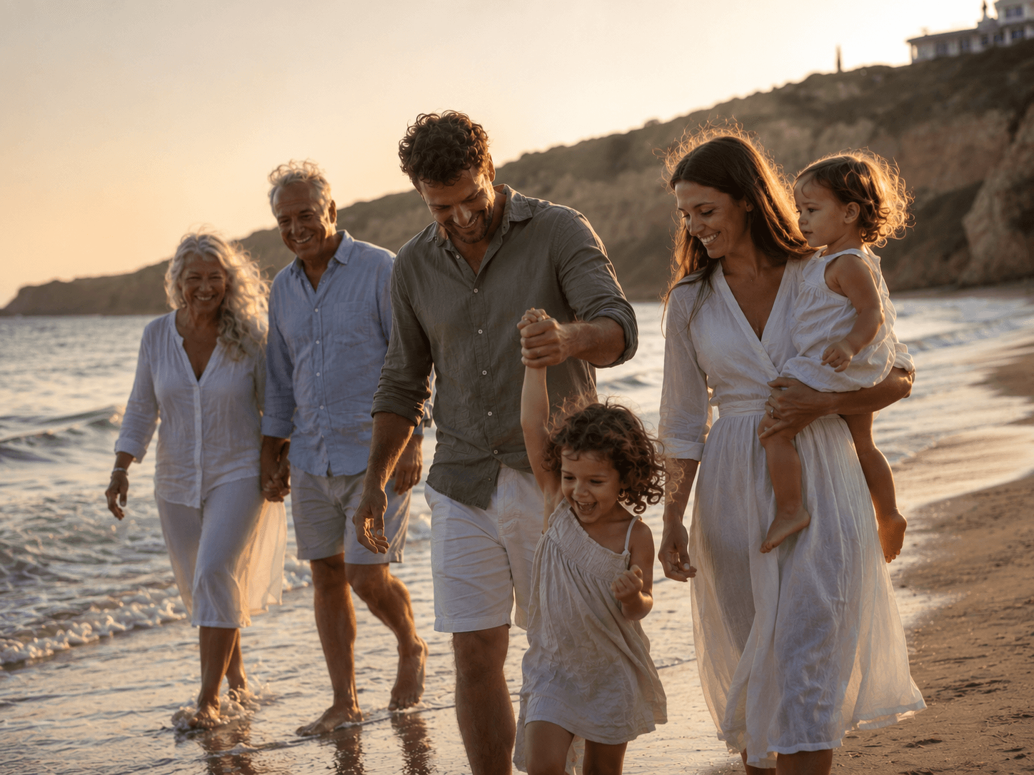 Drei Generationen an einem Tag – Originalfoto