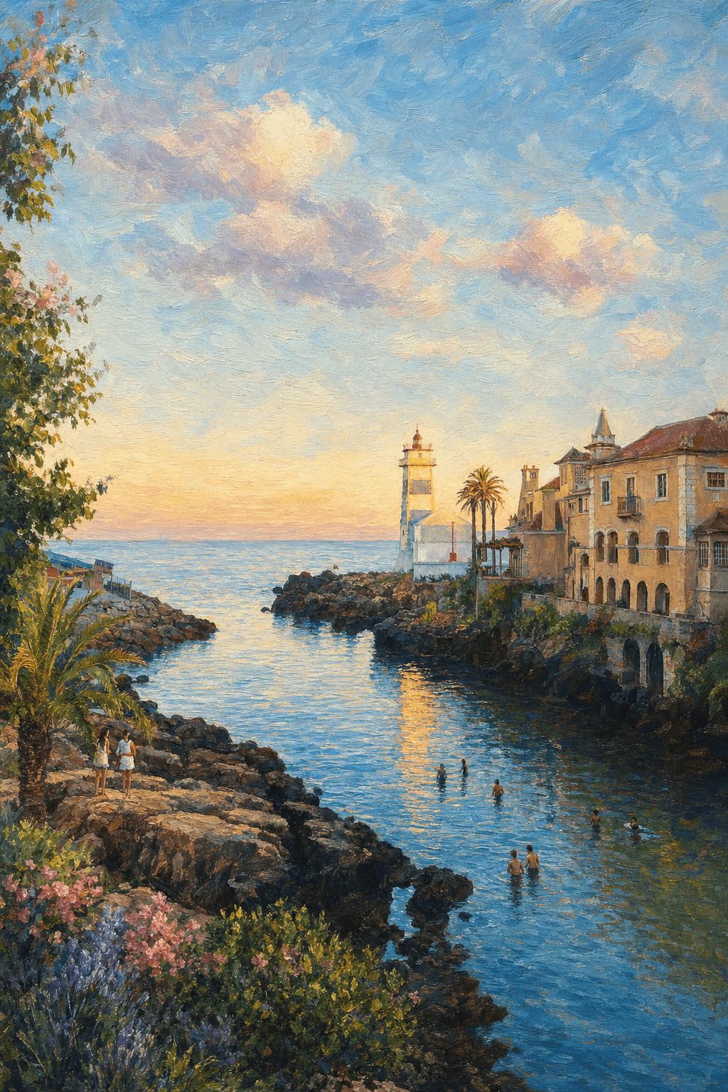 Die große Reise – als Kunstwerk im Stil Impressionismus 5 – Pastelblüte